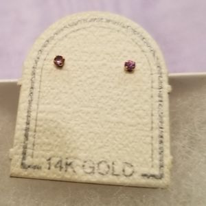 Amethyst Nose stud jewelry
